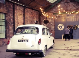 White wedding Taxi hire in Manchester